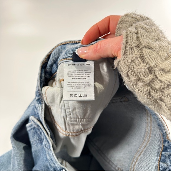 Citizens of Humanity designer jeans Emerson straight leg distressed 32 - Picture 10 of 16